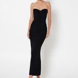 Mae Knit Midi Dress | Black