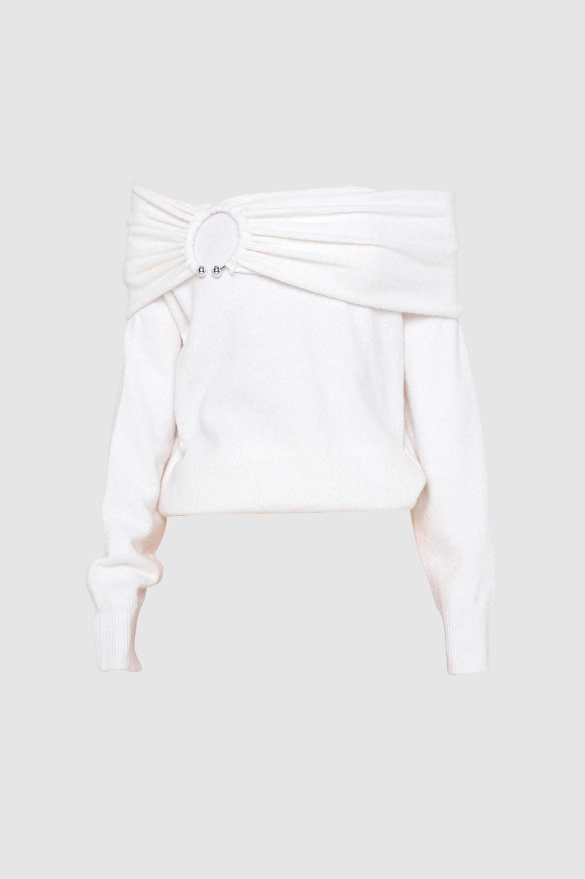 Mandy Knit Jumper | White