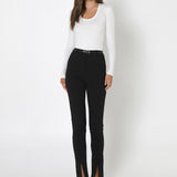 Mason Zip Pants | Black