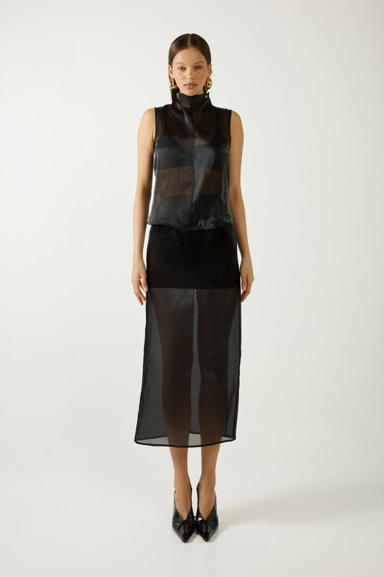 Matilda Maxi Skirt | Black
