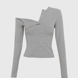 Maya Top | Grey Marle