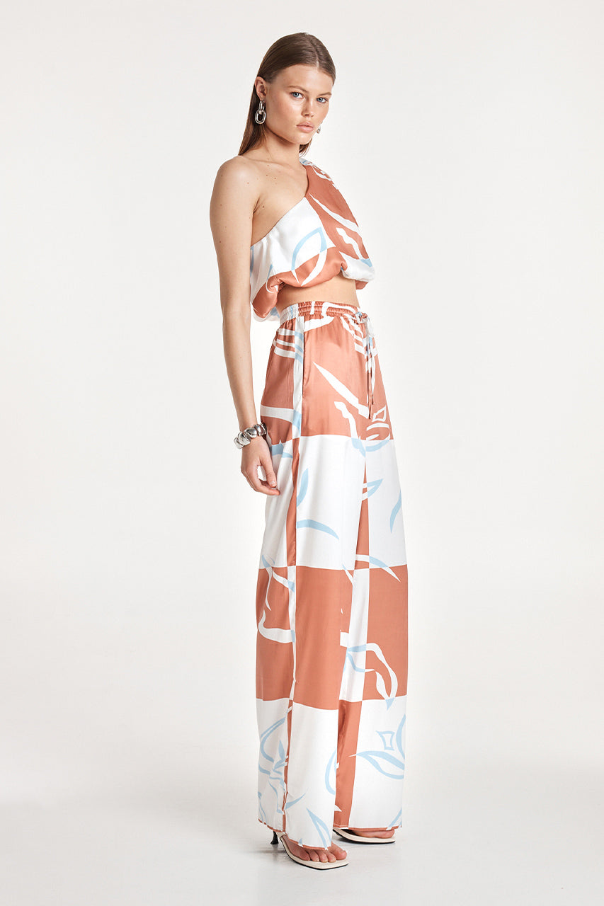 Melva Top | Floral Check