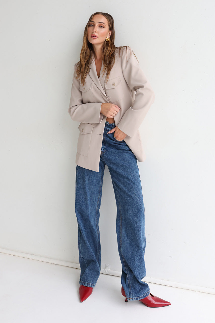 Carter Blazer | Taupe