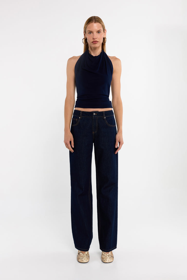 Mindy Top | Navy