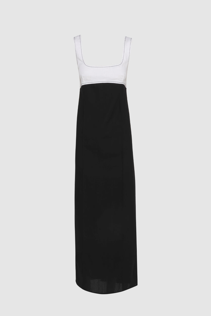 Mylee Maxi Dress | White/Black