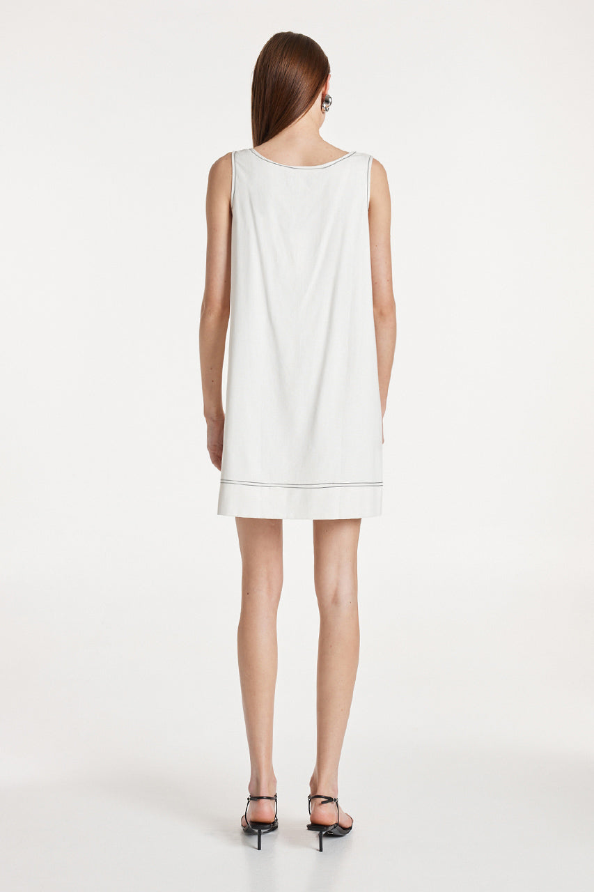 Myra Mini Dress | White