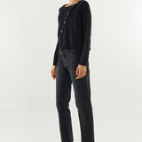 Nylah Knit Cardigan | Black