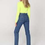 Olivia Knit Top | Lime