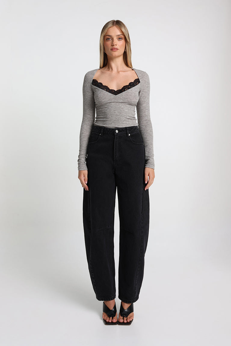 Pippa Top | Grey