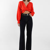 Reya Knit Jumper | Flame