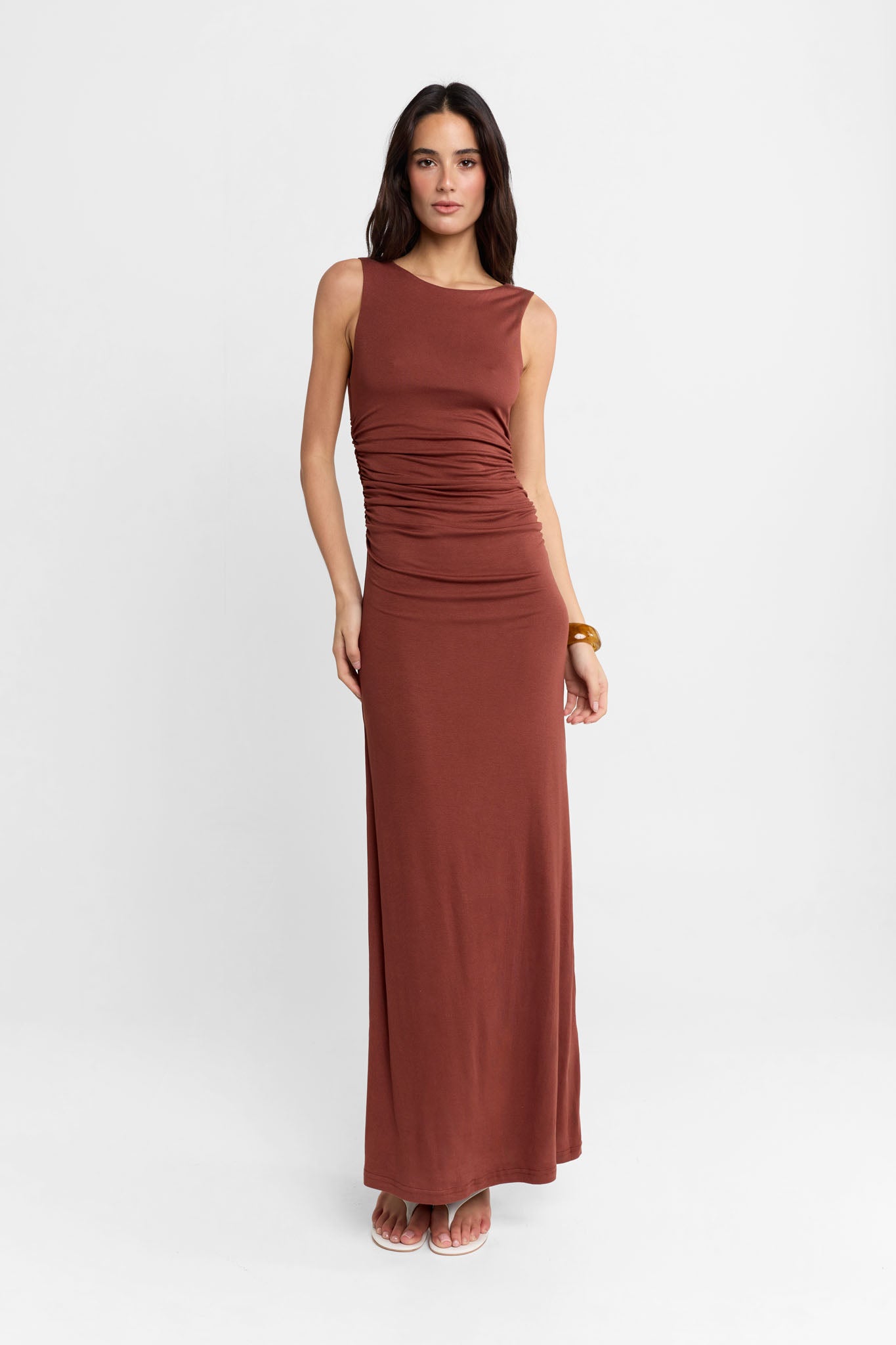 Rossi Maxi Dress | Hazelnut