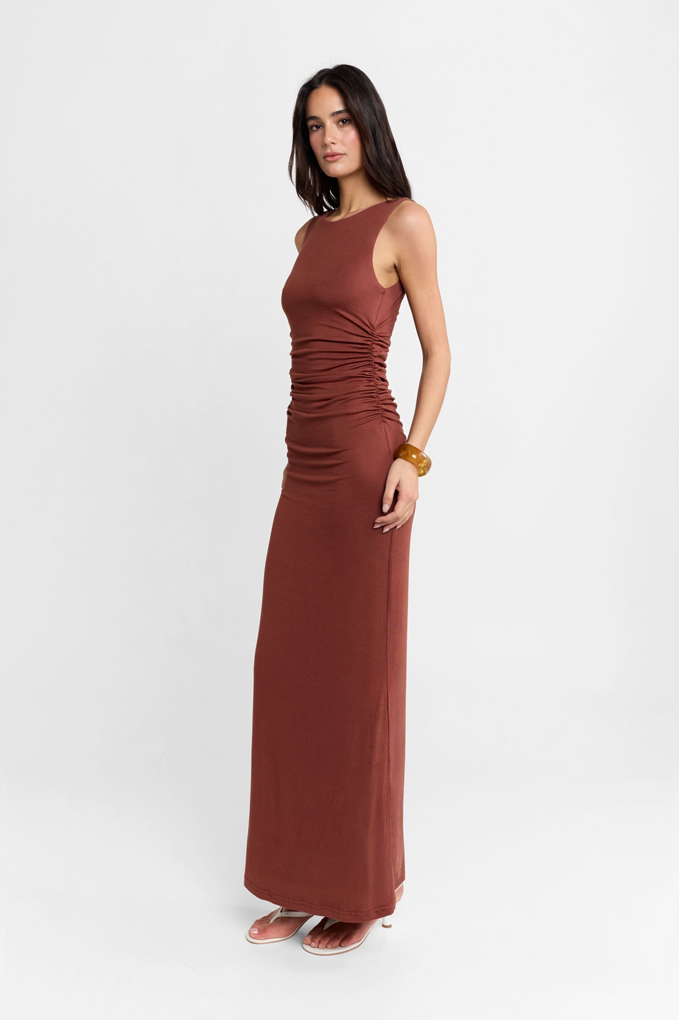 Rossi Maxi Dress | Hazelnut