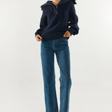 Remy Knit Jumper | Navy