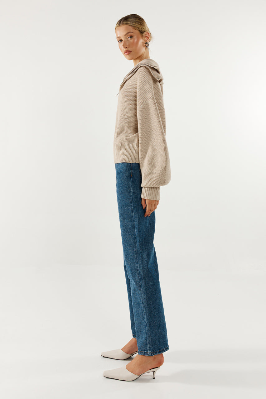 Remy Knit Jumper | Oat