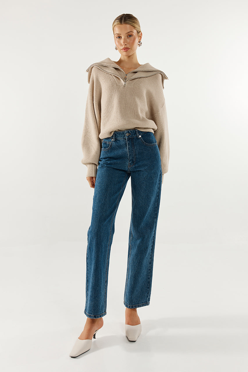 Remy Knit Jumper | Oat