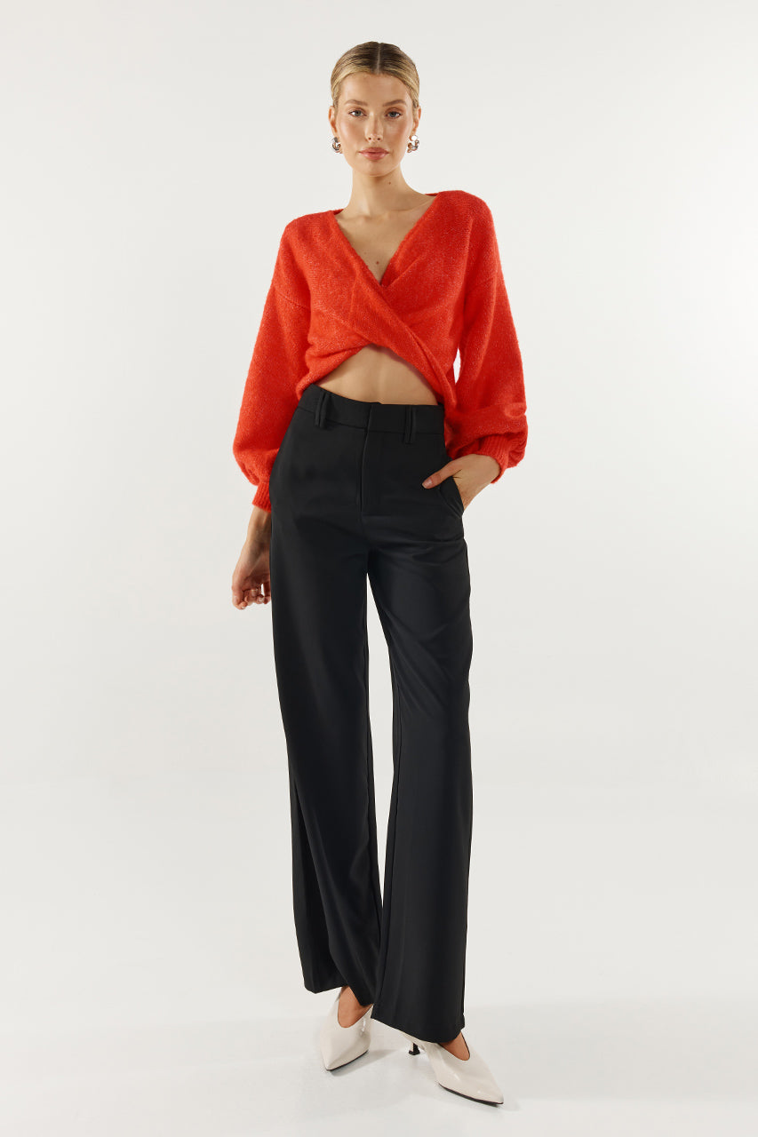 Reya Knit Jumper | Flame