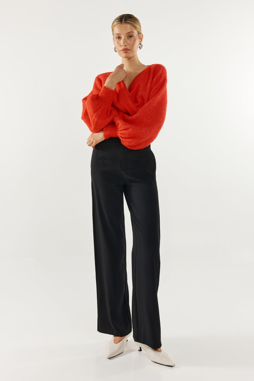 Reya Knit Jumper | Flame