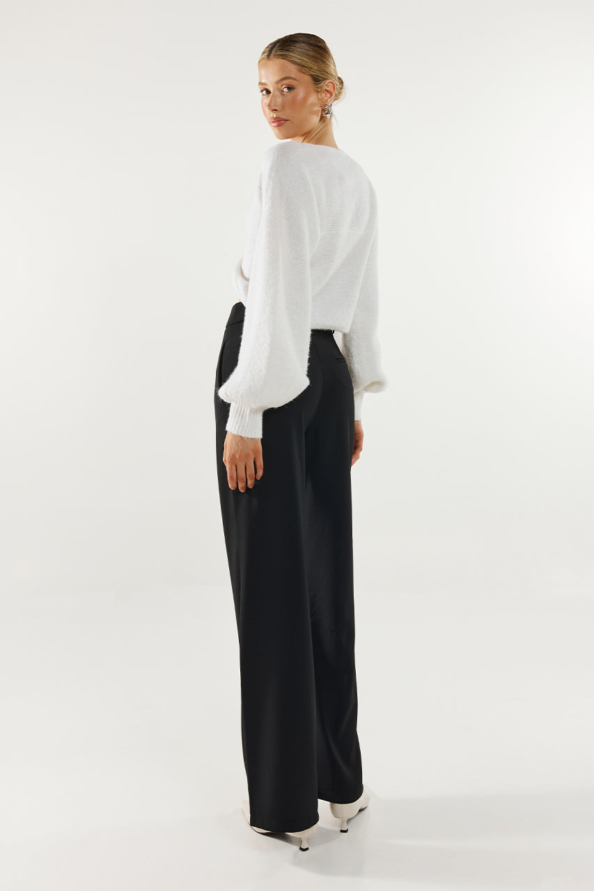 Reya Knit Jumper | White