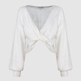 Reya Knit Jumper | White