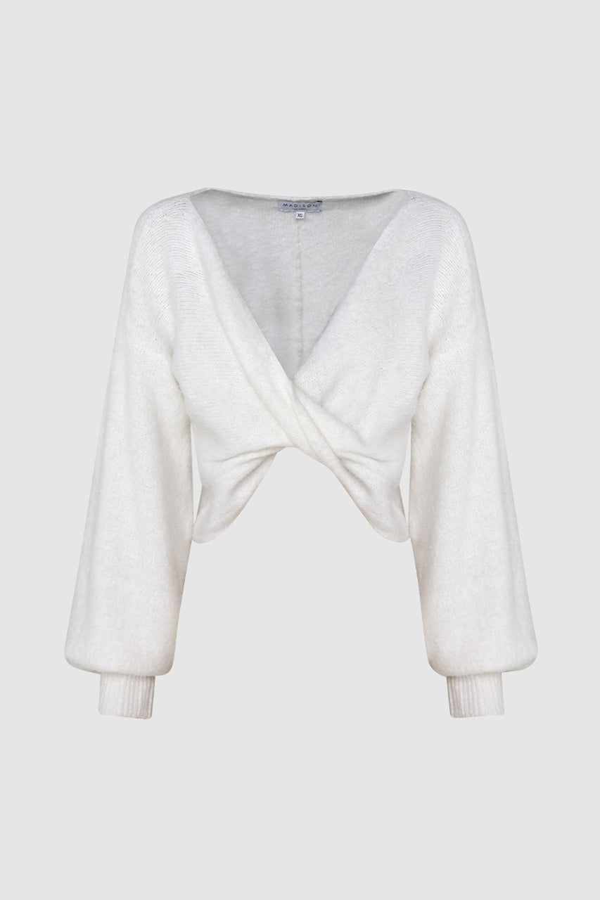 Reya Knit Jumper | White