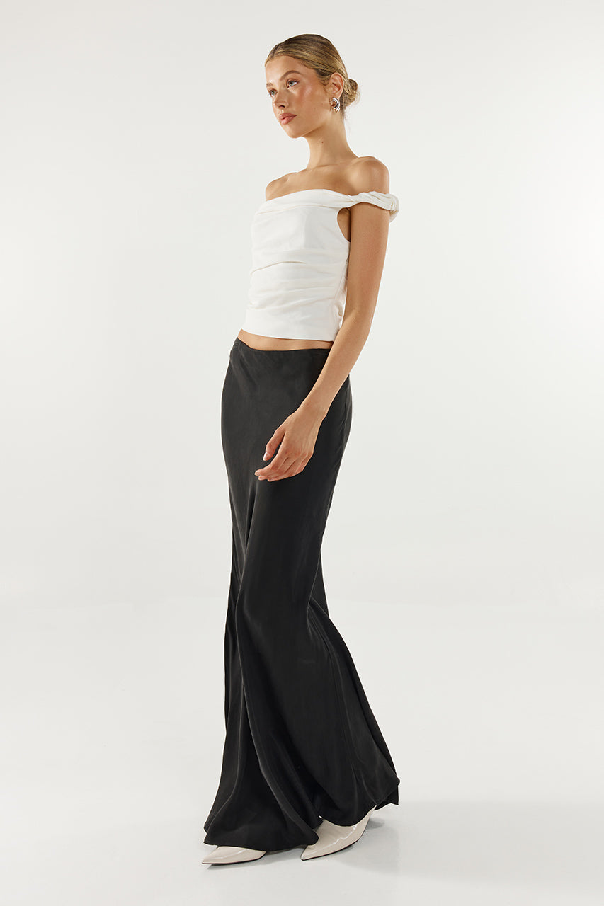 Rheia Maxi Skirt | Black