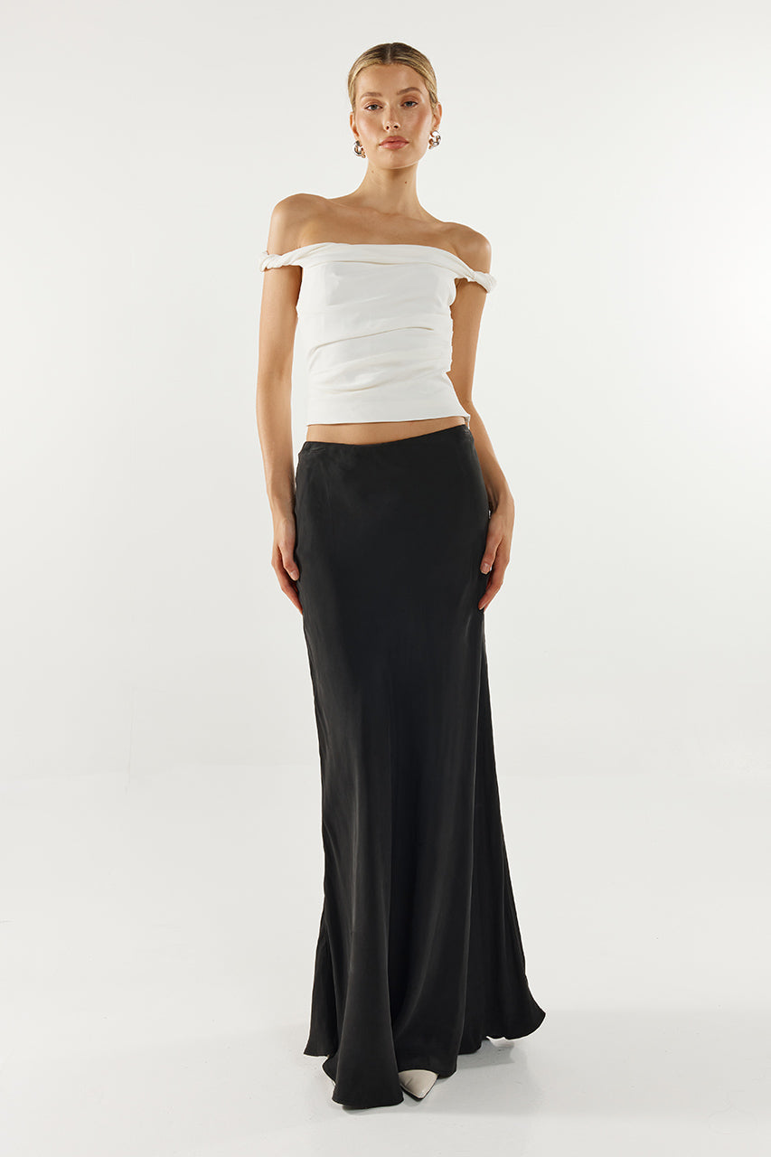 Rheia Maxi Skirt | Black