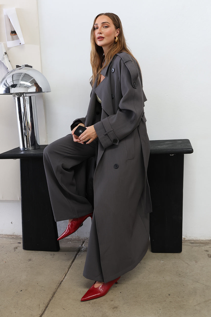 Rhodes Trench | Charcoal