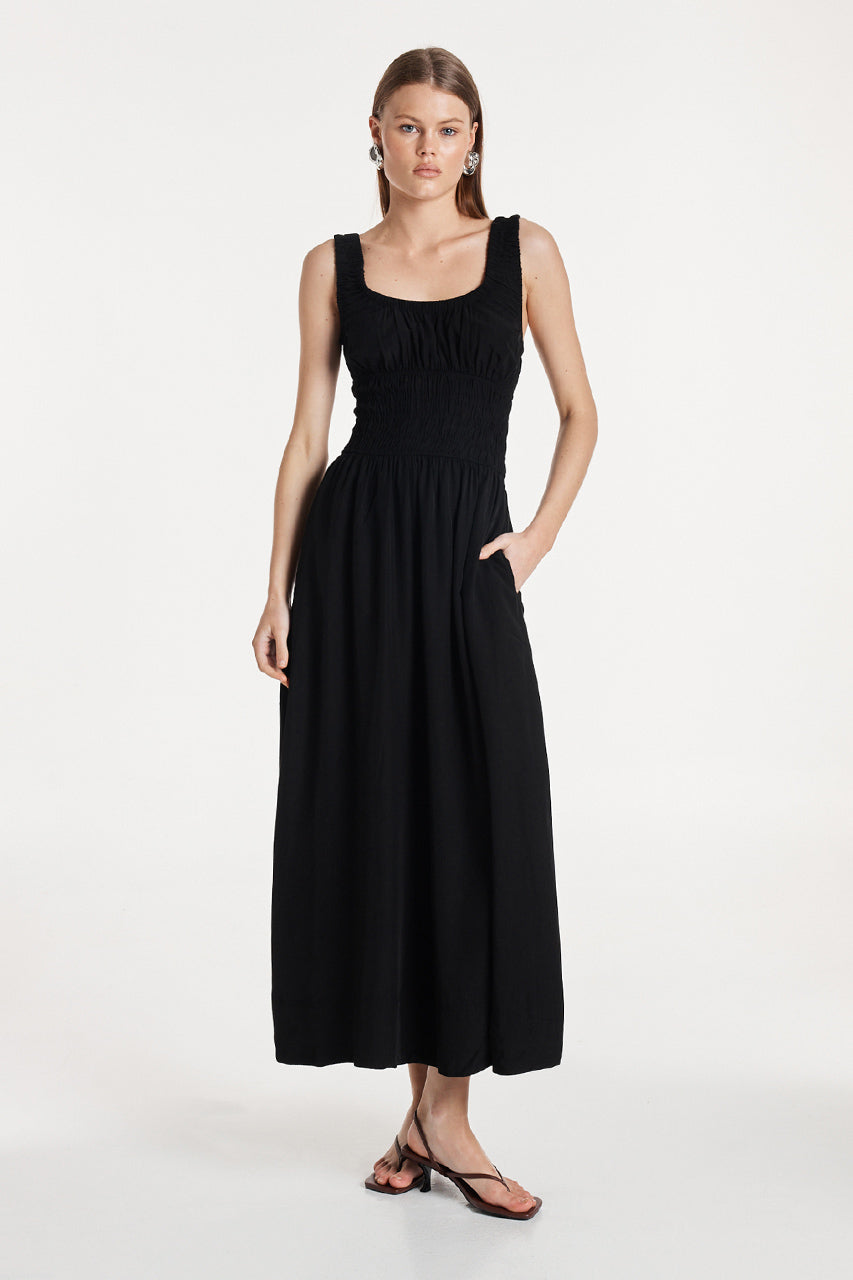 Rikki Maxi Dress | Black