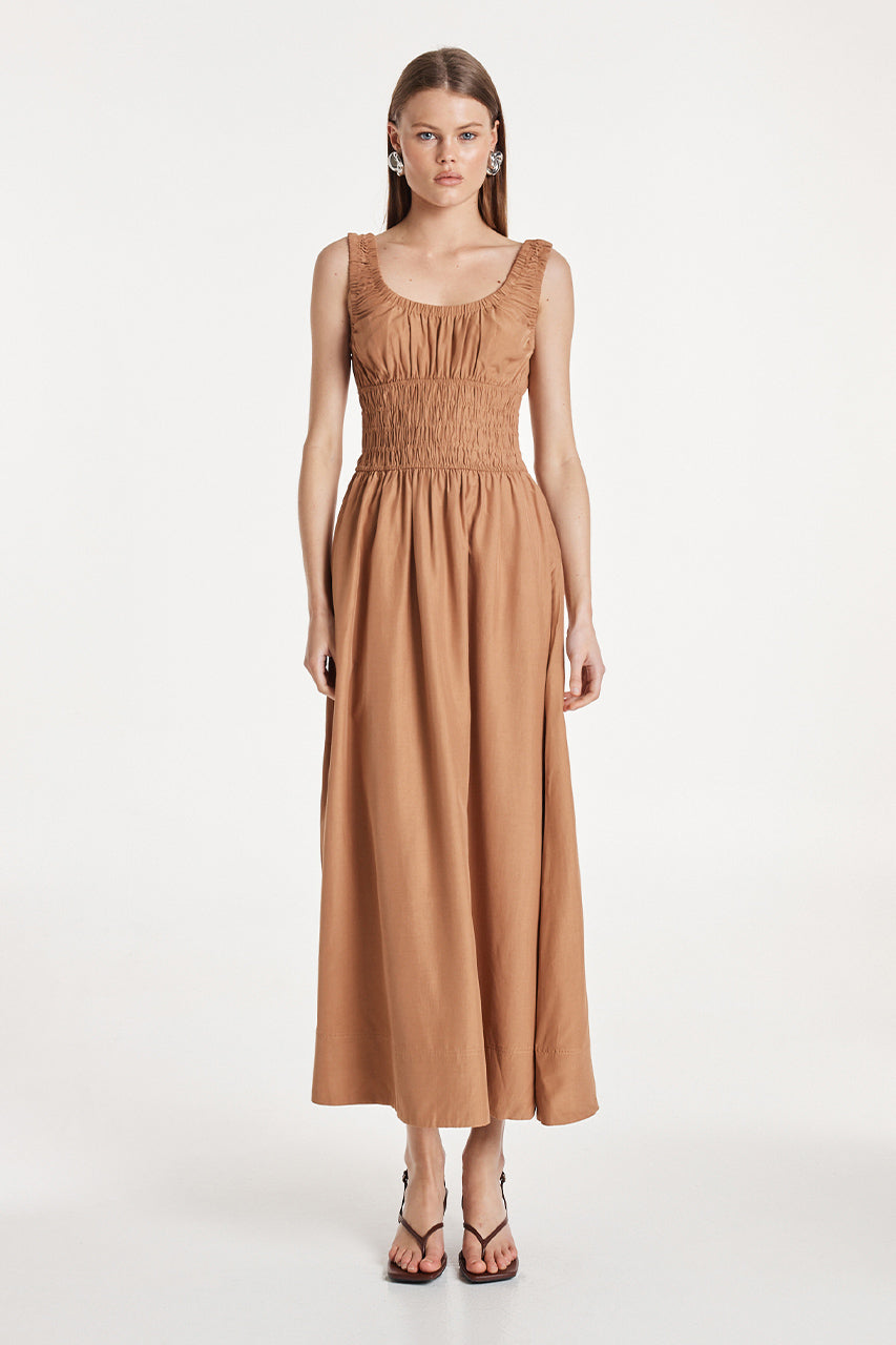 Rikki Maxi Dress | Rust