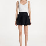 Riley Bubble Skirt | Black