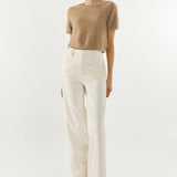 Ruby Knit Tee | Camel