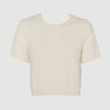 Ruby Knit Tee | White