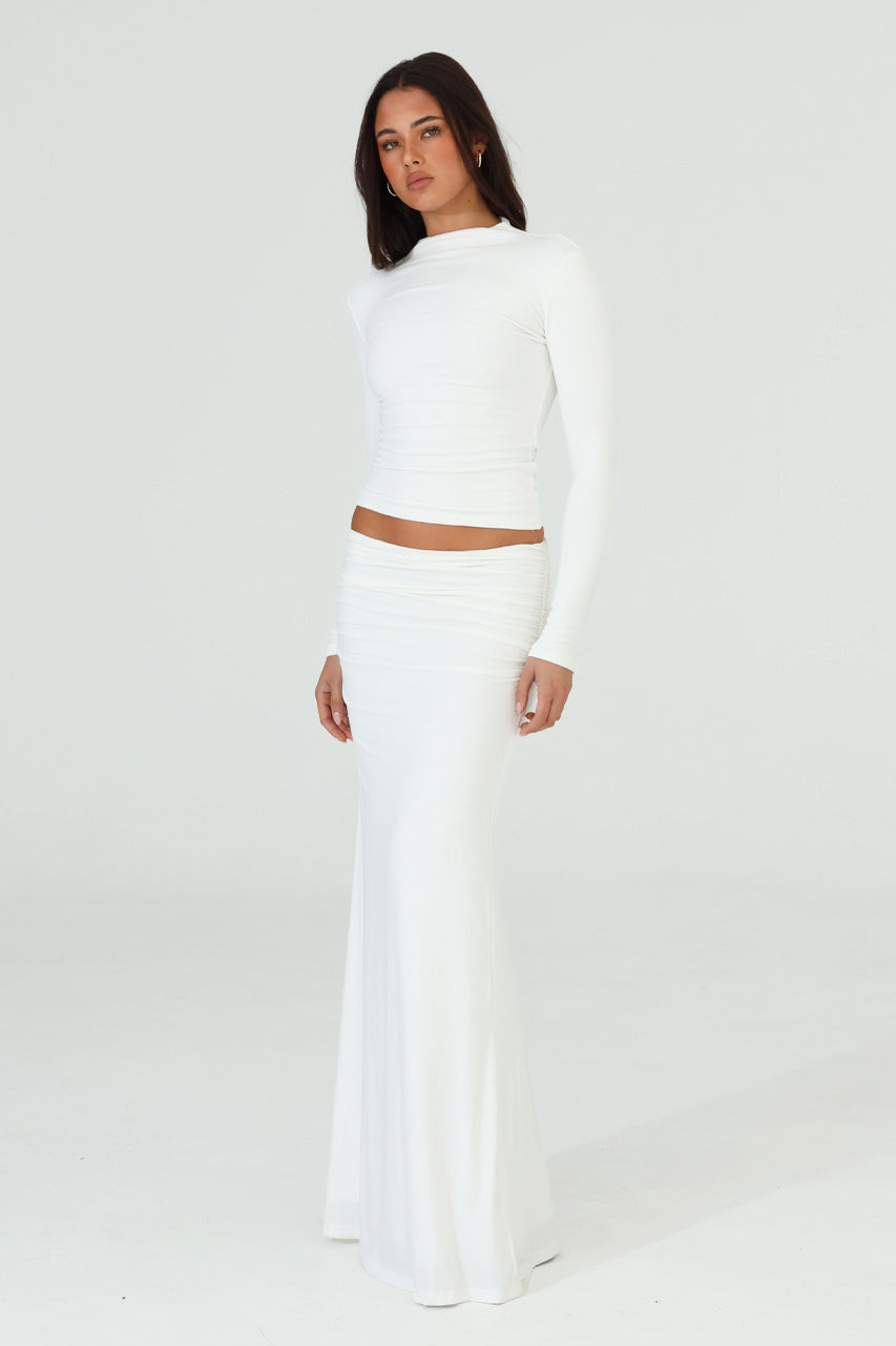Scarlette Maxi Skirt | White