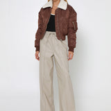 Seth Bomber Jacket | Choc
