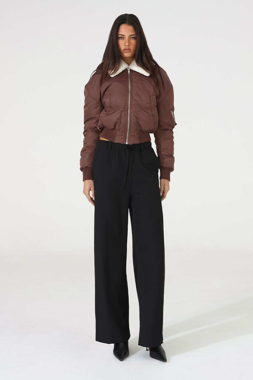 Seth Bomber Jacket | Choc