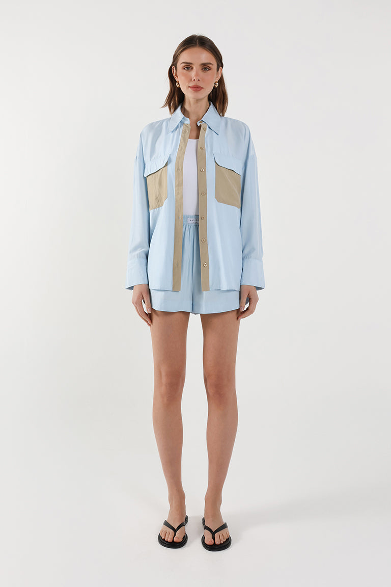 Shannon Shirt | Powder Blue