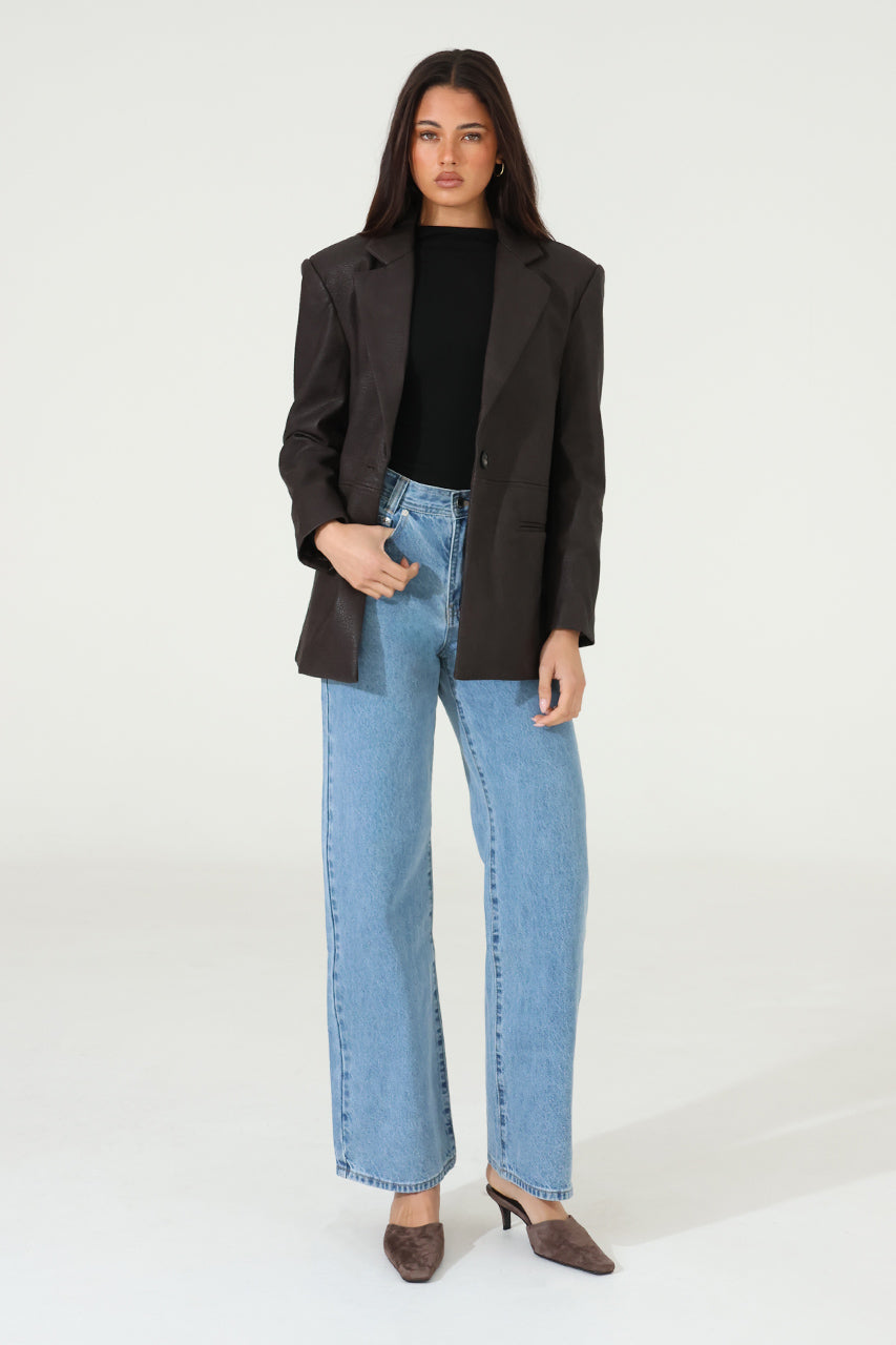 Sutton Blazer | Choc