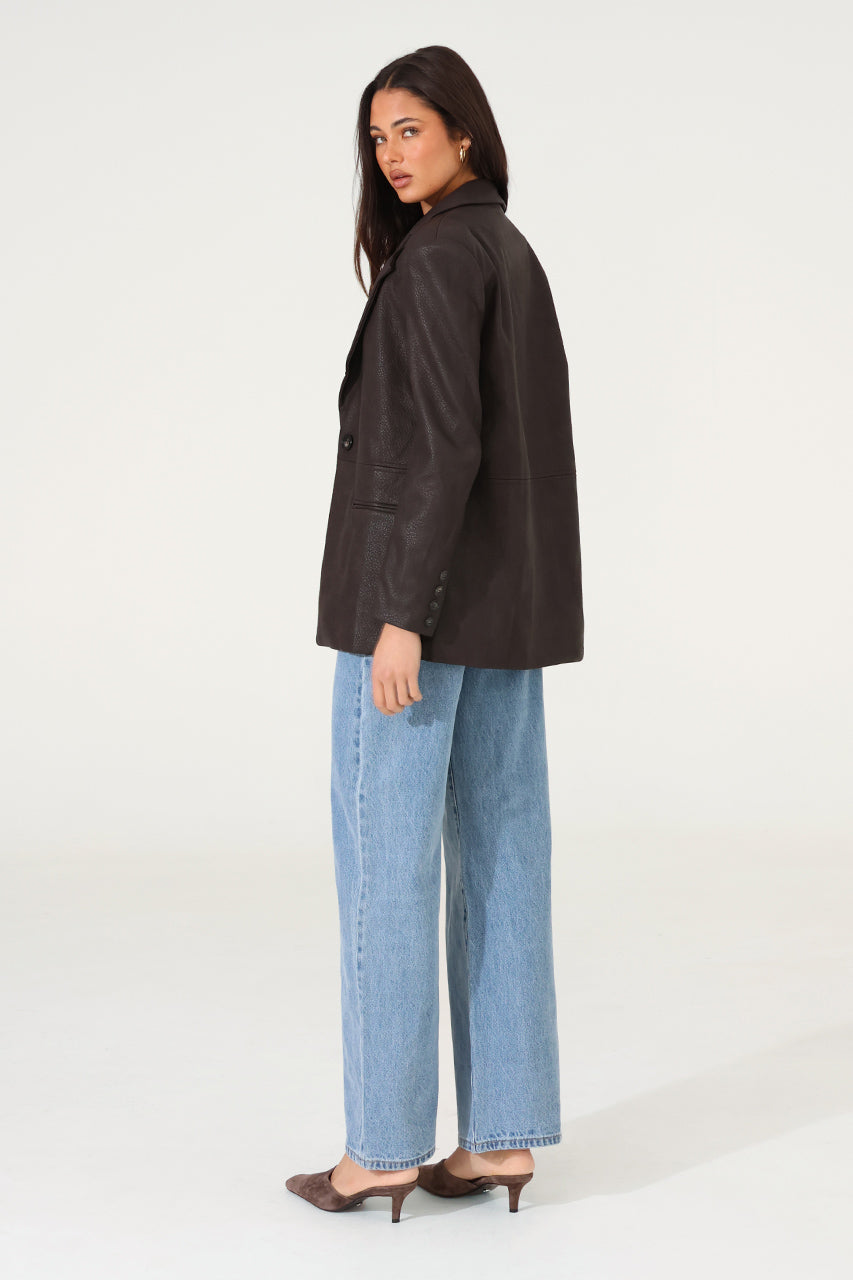 Sutton Blazer | Choc