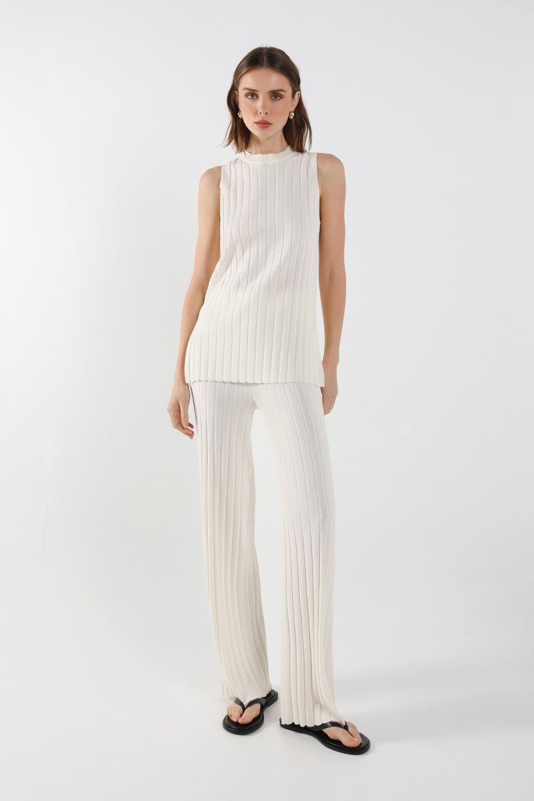 Sweeney Knit Pants | Cream
