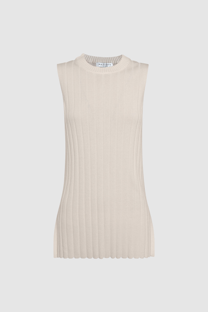 Sweeney Knit Tank - Cream