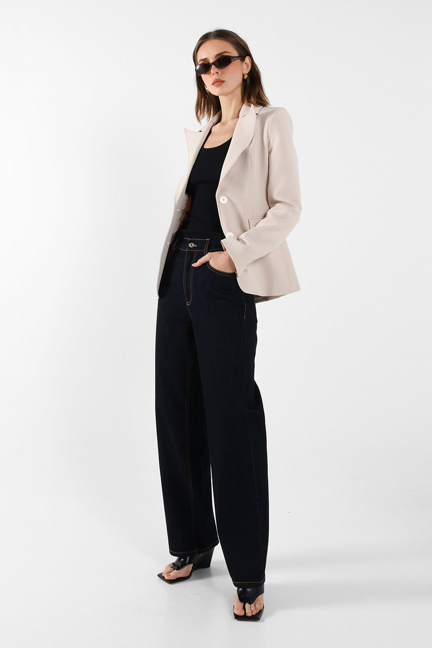 Vienna Blazer | Chalk
