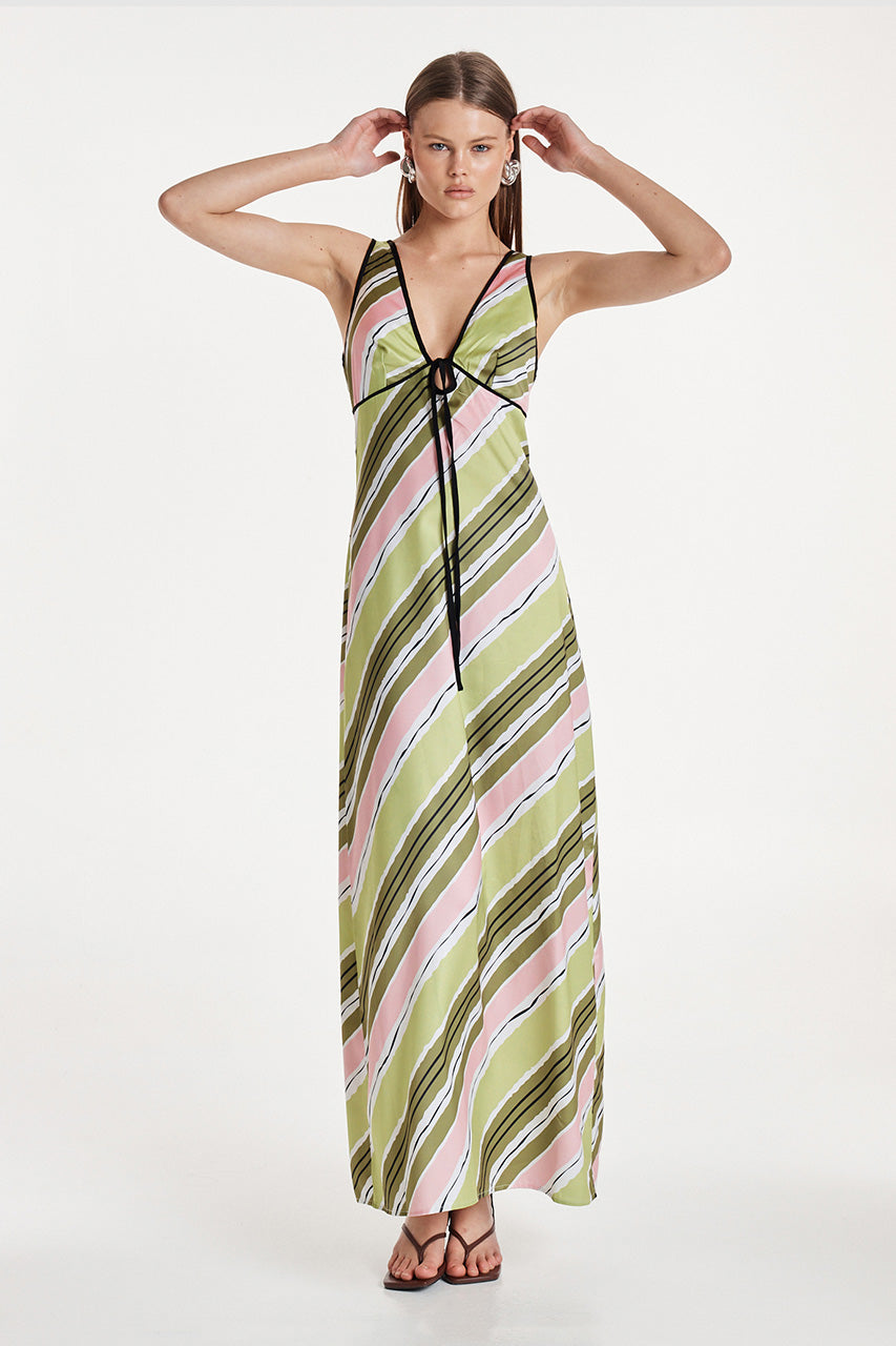Tamika Maxi Dress | Stripe