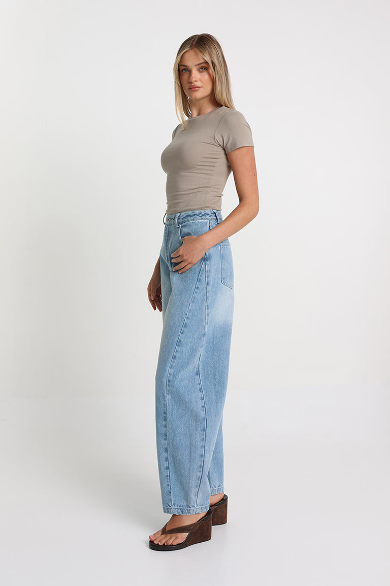 Tammy Baby Tee | Cement