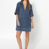 Tara Mini Dress | Indigo
