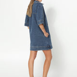 Tara Mini Dress | Indigo