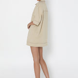 Tara Mini Dress | Stone