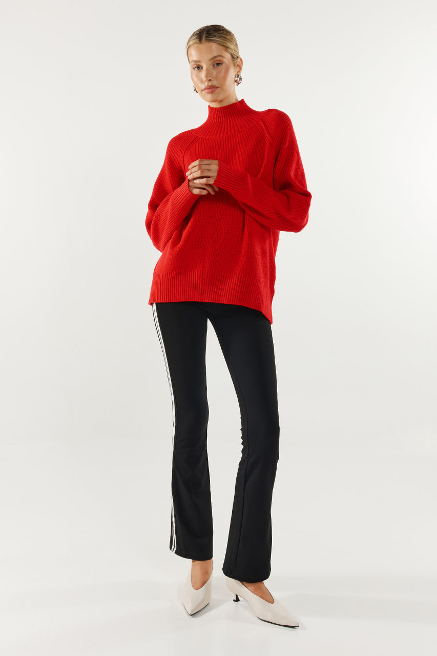 Thala Knit Jumper | Flame