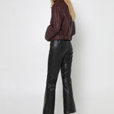 Tony Cropped Jacket | Plum