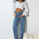 Reya Knit Jumper | White