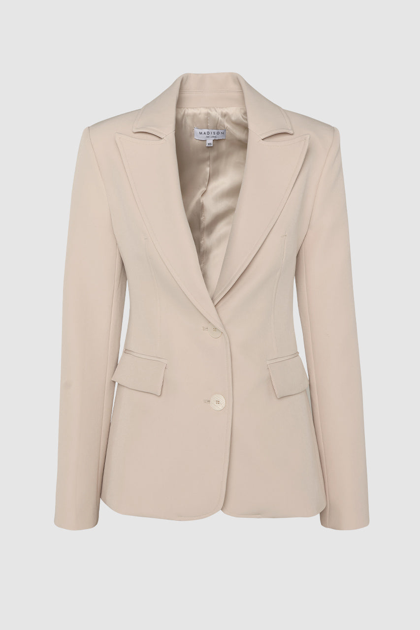 Vienna Blazer | Chalk